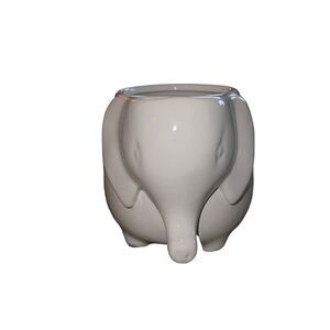 ‎White porcelain elephant mug unbranded